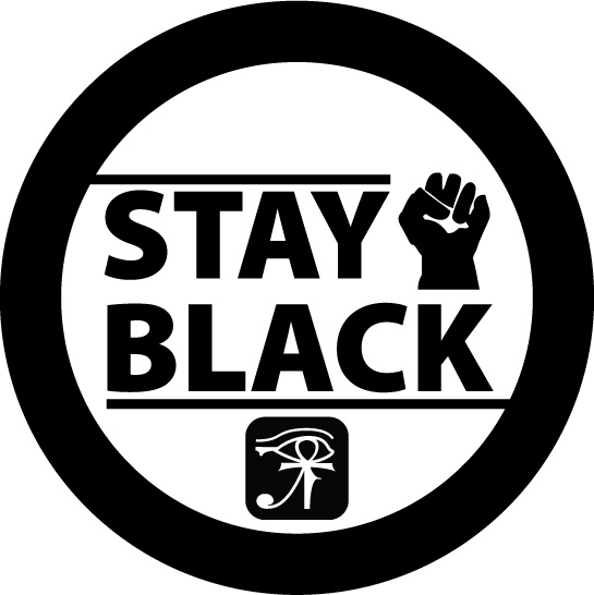 stay black t shirt